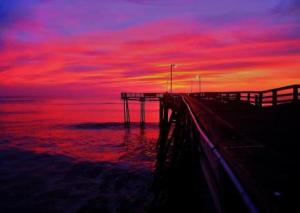Sunrise Avalon Pier, OBX